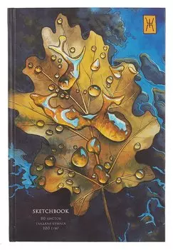 Скетчбук А5+ 80л "SKETCHBOOK. Осень" 100г/м2, мат.ламинация, 7БЦ, офсет
