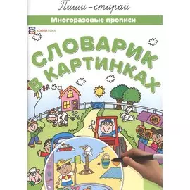 Словарик в картинках Многоразовые прописи (мПиши-стирай)