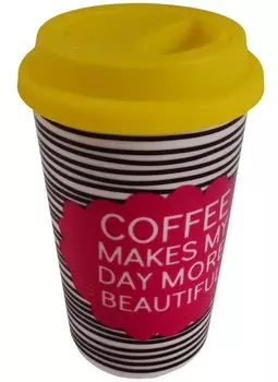 Стакан керамический "Coffee makes my day"