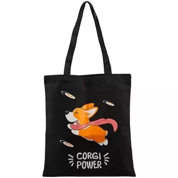 Сумка «Corgi power», 40 х 32 см