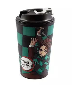 Термостакан Demon Slayer Tanjiro Kamado (пластик) (350мл)