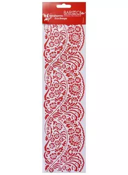 Трафарет ПВХ Бордюр "Кружевной 8" (10х34см)
