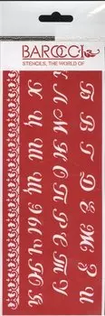 Трафарет универсальный Алфавит (ТУ-50) (8,5х23) (Раввич)