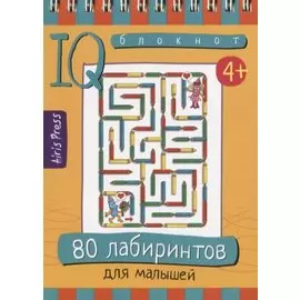 IQ блокнот. 80 лабиринтов для малышей