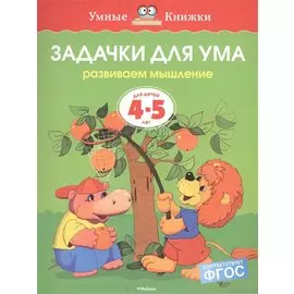 Задачки для ума. Развиваем мышление. Для детей 4-5 лет