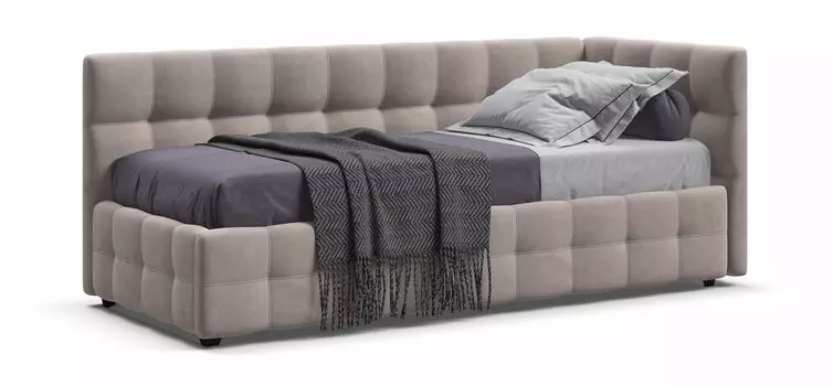 Кровать BOSS mini NEW велюр Monolit латте