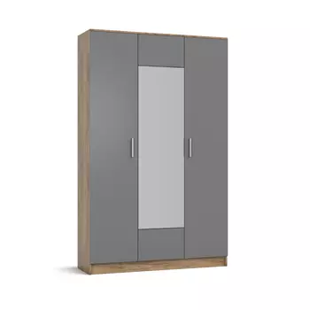 Шкаф Рим-135 NEW Крафт табачный, Серый графит