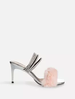 Мюли paris пудровый