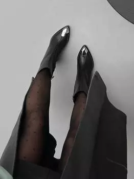 Зимние казаки allegra черный