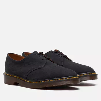 Ботинки Dr. Martens 1461 Made In England Nubuck Oxford, цвет чёрный, размер 44 EU