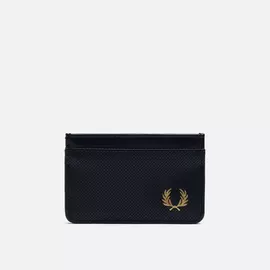 Держатель для карточек Fred Perry Pique Texture Card Holder, цвет чёрный