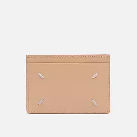 Держатель для карточек Maison Margiela Four Stitch Shiny Leather, цвет бежевый