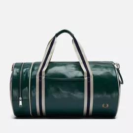Дорожная сумка Fred Perry Colour Block Classic Barrel, цвет зелёный