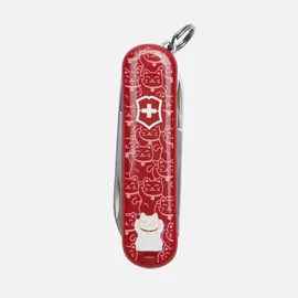 Карманный нож Victorinox Classic Lucky Cat, цвет красный