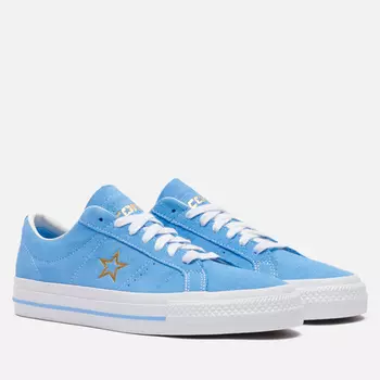 Кеды Converse One Star Pro Suede, цвет голубой, размер 40 EU