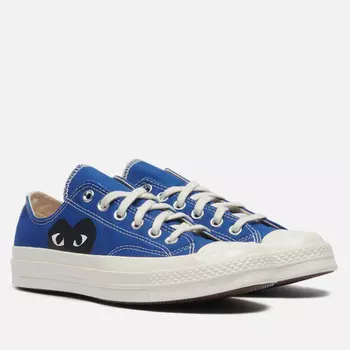 Мужские кеды Converse x Comme des Garcons Play Chuck 70 Low, цвет синий, размер 38 EU