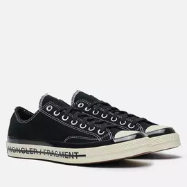 Кеды Converse x Fragment Design x Moncler Chuck 70 Low, цвет чёрный, размер 39 EU