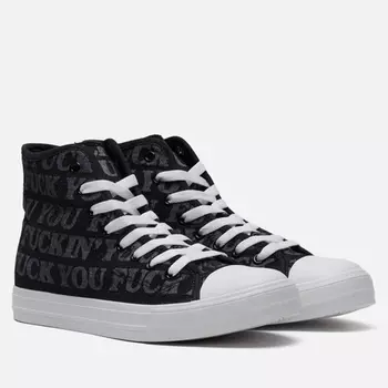 Кеды RIPNDIP Fuckin Fuck High Top, цвет чёрный, размер 34 EU