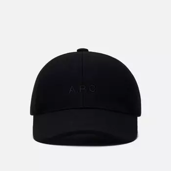 Кепка A.P.C. Charlie Wool, цвет чёрный, размер 56