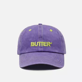 Кепка Butter Goods Rounded Logo 6 Panel Q324, цвет фиолетовый