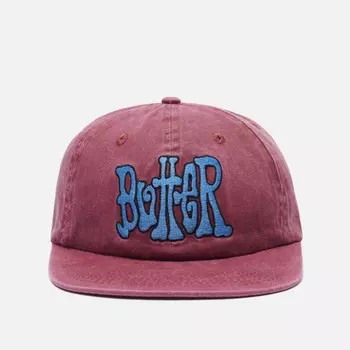 Кепка Butter Goods Tour 6 Panel, цвет бордовый