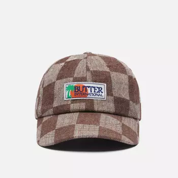 Кепка Butter Goods Vacation 6 Panel, цвет коричневый
