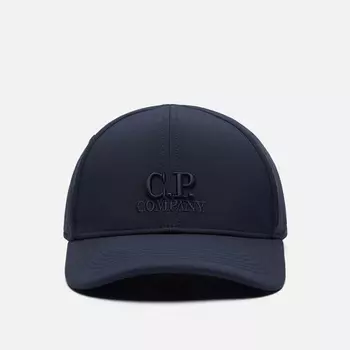 Кепка C.P. Company C.P. Shell-R Logo, цвет синий