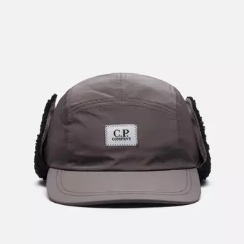 Кепка C.P. Company Chrome-R Earflap Panelled, цвет фиолетовый