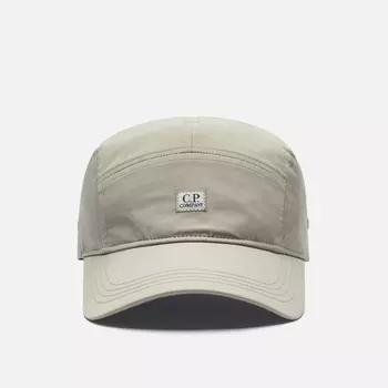 Кепка C.P. Company Chrome-R Panelled, цвет оливковый