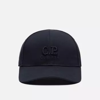 Кепка C.P. Company Gabardine Logo Tonal Stitching, цвет синий