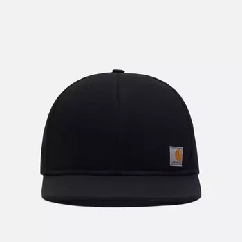 Кепка Carhartt Firm Duck Flat Brim, цвет чёрный