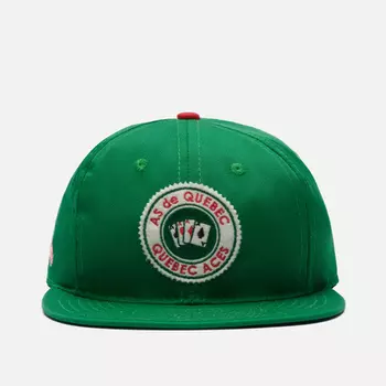 Кепка Ebbets Field Flannels Quebec Aces Vintage, цвет зелёный