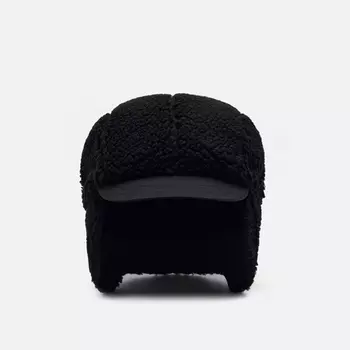 Кепка maharishi Sherpa Fleece, цвет чёрный, размер M