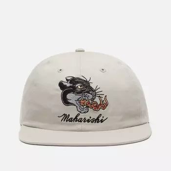 Кепка maharishi Tibetan Panther 6 Panel, цвет бежевый
