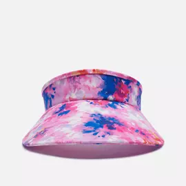 Кепка MSGM Iconic Tie Dye Visor, цвет розовый