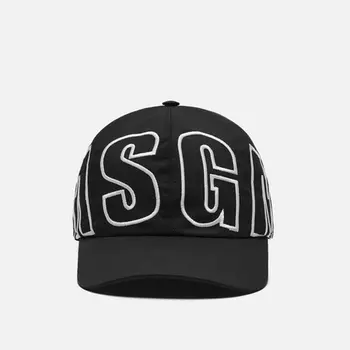 Кепка MSGM Macrologo Baseball, цвет чёрный