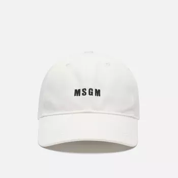 Кепка MSGM Micrologo Baseball, цвет белый