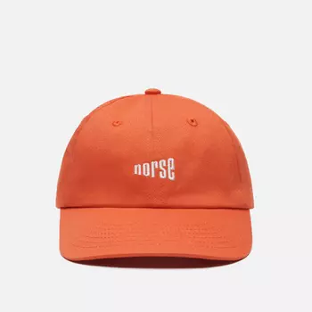 Кепка Norse Projects Norse Twill 6-Panel, цвет оранжевый