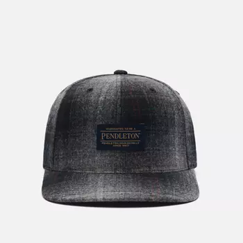 Кепка Pendleton Plaid Flat Brim, цвет серый