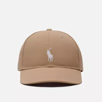 Кепка Polo Ralph Lauren Twill High-Crown Ball, цвет бежевый