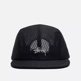 Кепка Stussy Grid Mesh Warm Up, цвет чёрный