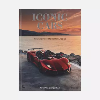 Книга Lannoo Iconic Cars: The Greatest Modern Classics, цвет оранжевый