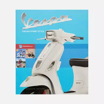 Книга Scriptum Vespa Italian Street Style, цвет голубой