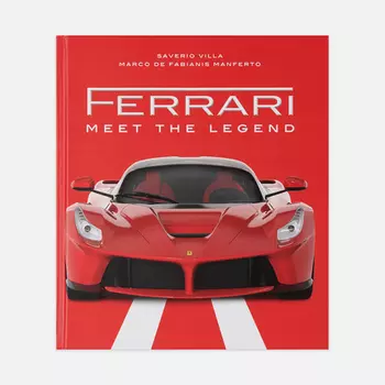 Книга White Star Ferrari: Meet The Legend, цвет красный
