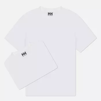 Комплект мужских футболок Helly Hansen 2-Pack HH Cotton, цвет белый, размер XL