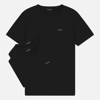 Комплект мужских футболок Paul Smith Classic 3-Pack, цвет чёрный, размер L
