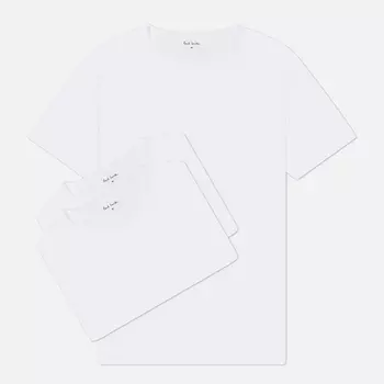 Комплект мужских футболок Paul Smith Mixed Modal Lounge 3-Pack, цвет белый, размер XL