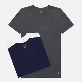 Комплект мужских футболок Polo Ralph Lauren Crew Neck 3-Pack, цвет комбинированный, размер M