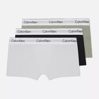 Комплект мужских трусов Calvin Klein Underwear 3-Pack Trunk Modern Cotton, цвет комбинированный, размер XL