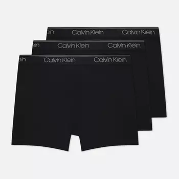 Комплект мужских трусов Calvin Klein Underwear 3-Pack Boxer Brief Micro Stretch Wicking, цвет чёрный, размер XXL